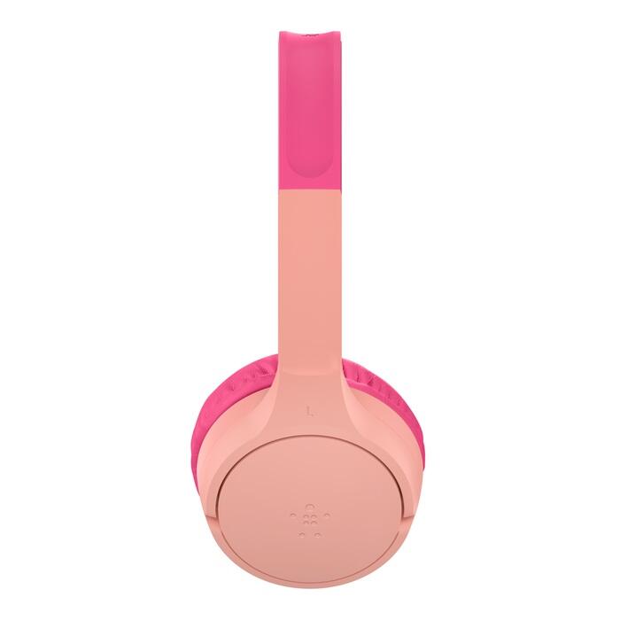 Belkin SoundForm Mini kabelloser On-Ear-Kopfhörer für Kinder, rosa