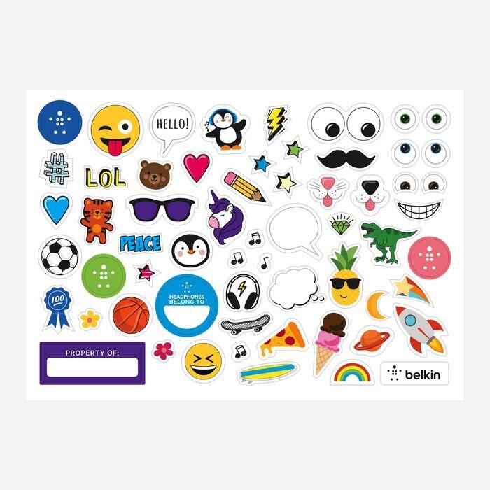 Belkin SoundForm Mini kabelgebundener On-Ear-Kopfhörer für Kinder, schwarz