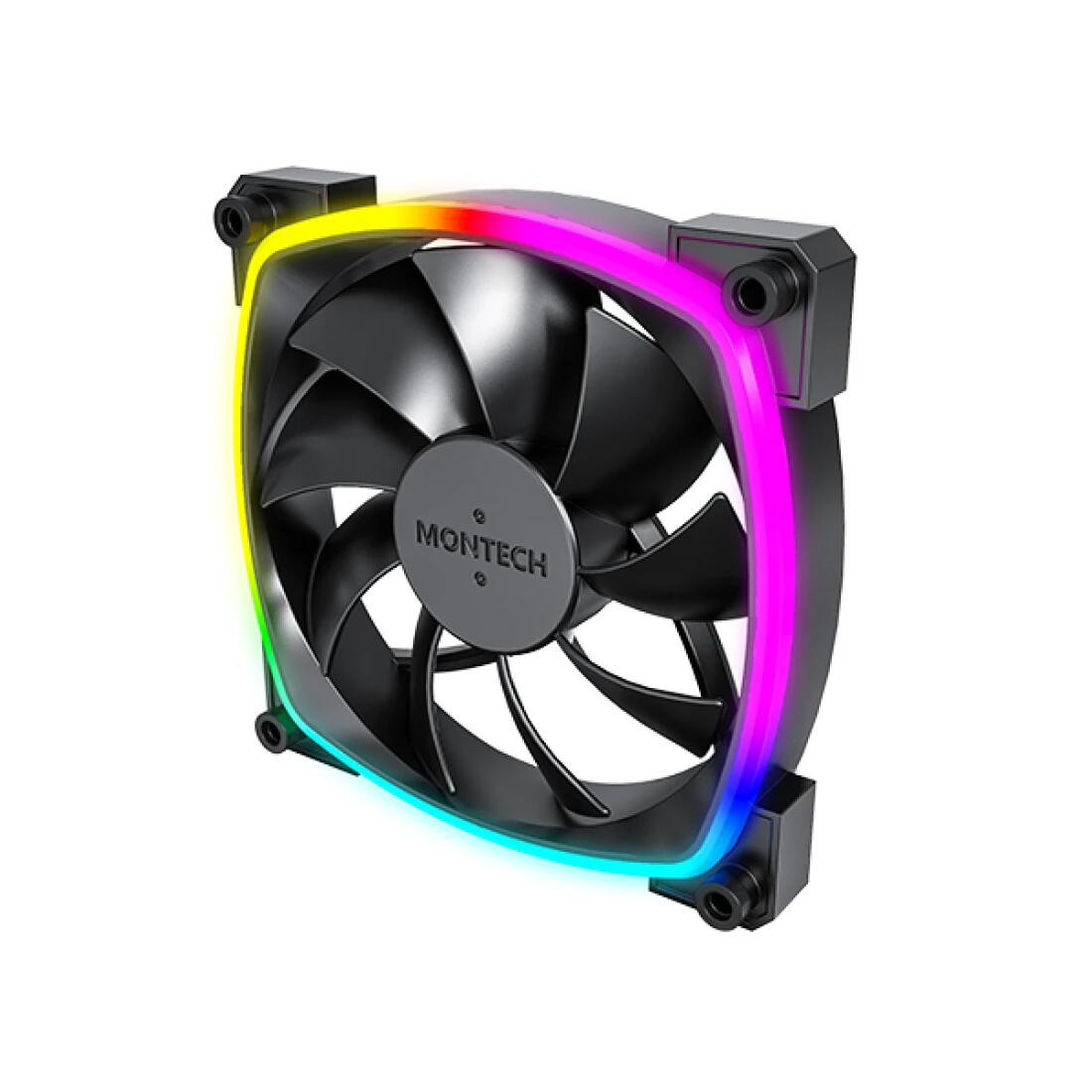 Montech Lüfter AX120 PWM, 120mm, Schwarz