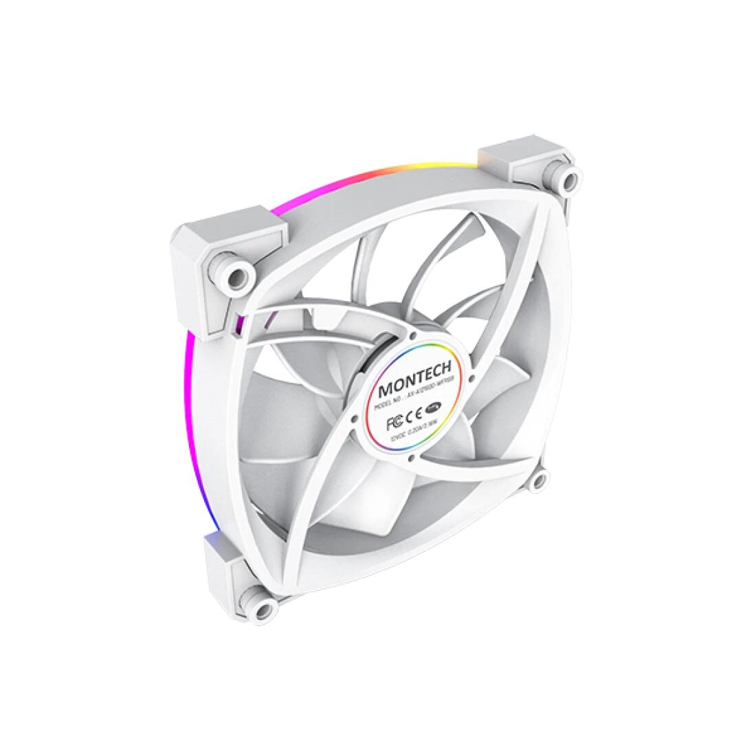 Montech Lüfter AX120 PWM, 120mm, Weiß