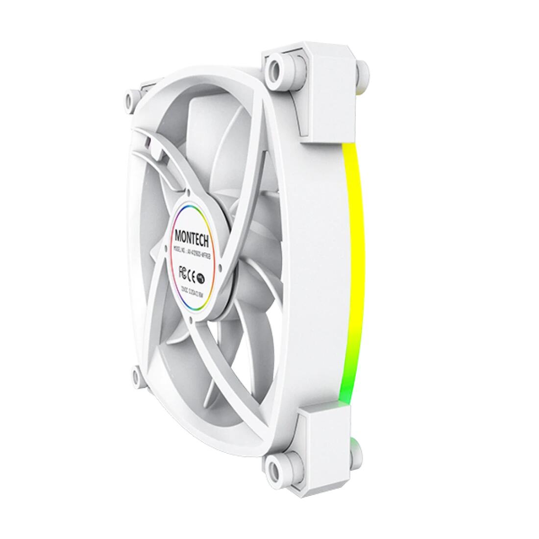 Montech Lüfter AX120 PWM, 120mm, Weiß