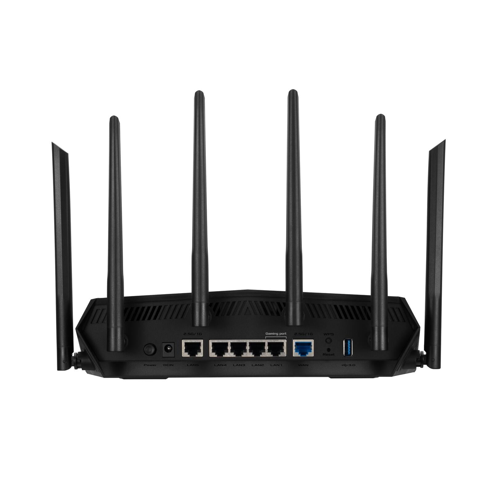 ASUS TUF Gaming AX6000 AiMesh Dual Band WLAN kombinierbarer Router (Tethering als 4G und 5G Router-Ersatz, WiFi 6, dediz
