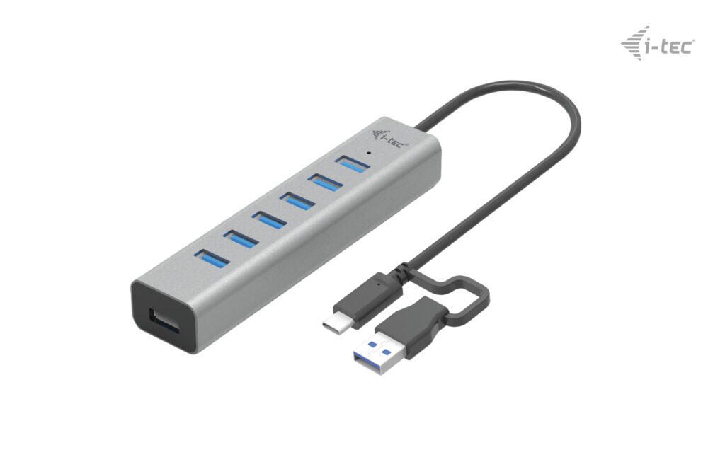 I-TEC USB-C Charging Metal Hub 7 Port