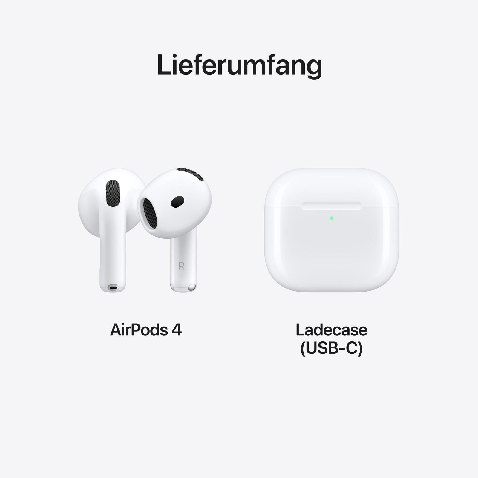 Apple AirPods mit USB-C Ladecase 4. Generation, weiß