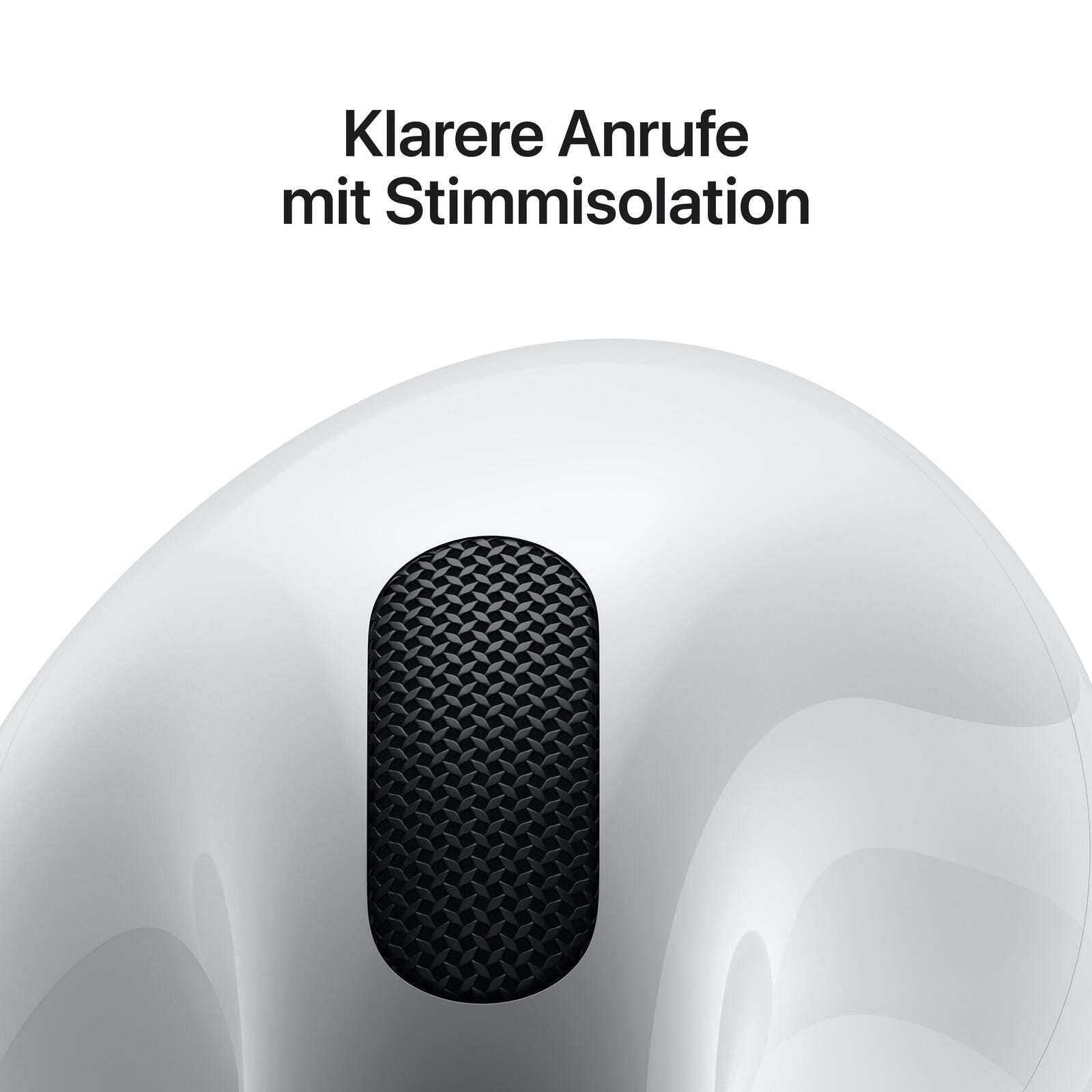 Apple AirPods mit aktiver Geräuschunterdrückung & USB-C Ladecase 4. Generation, weiß