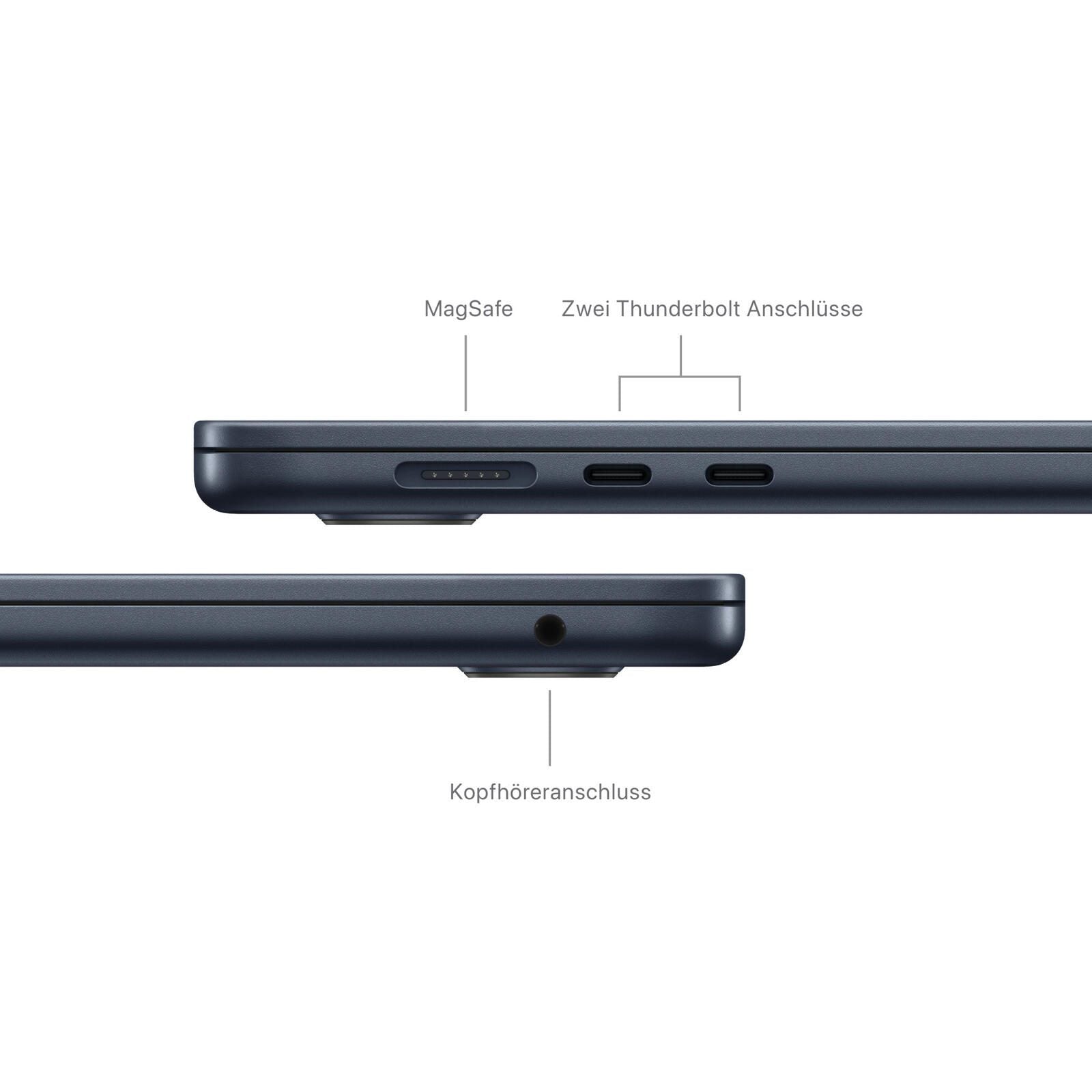 Apple MacBook Air 38,91cm (15,3') mitternacht