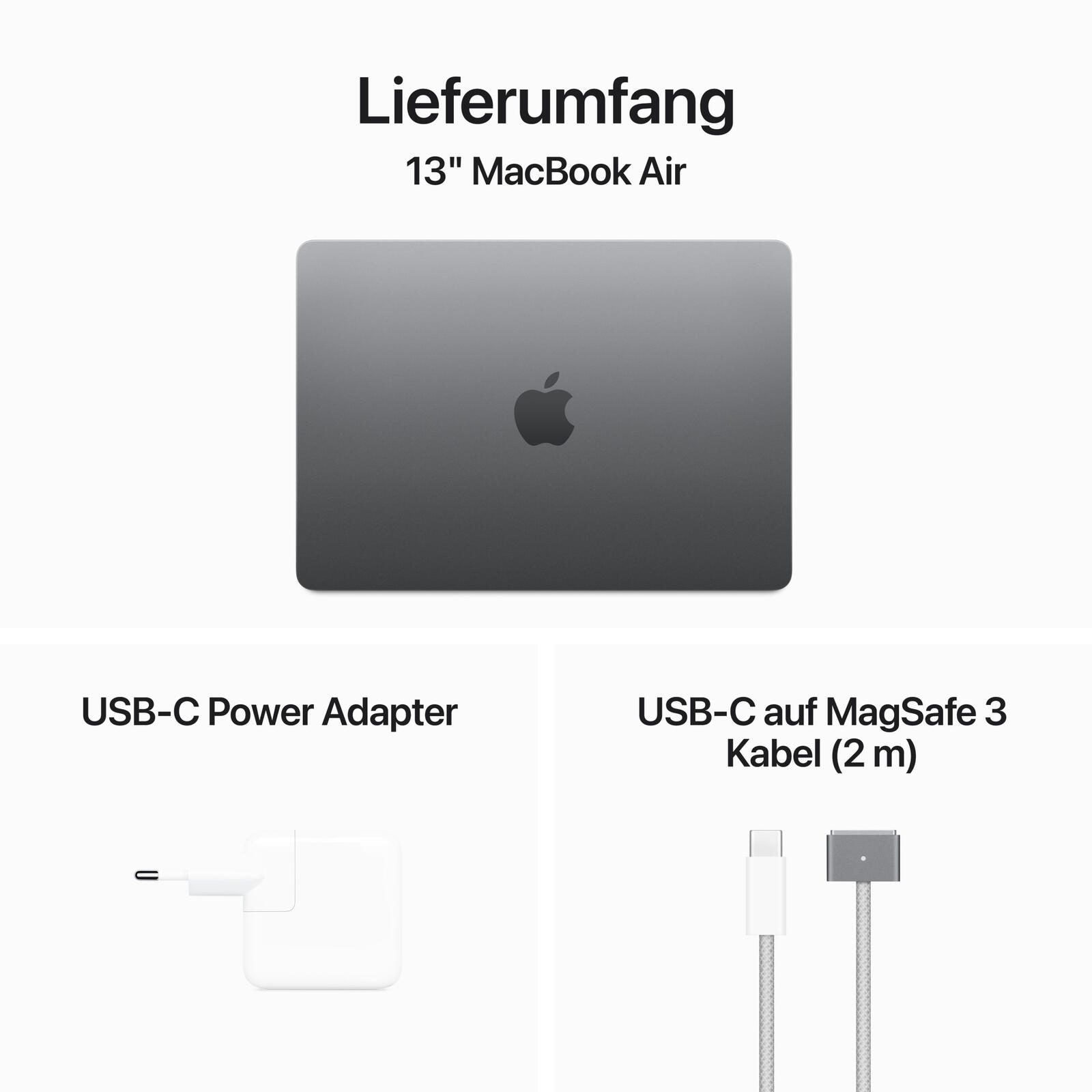Apple Macbook Air 34,46cm (13,6') space grau