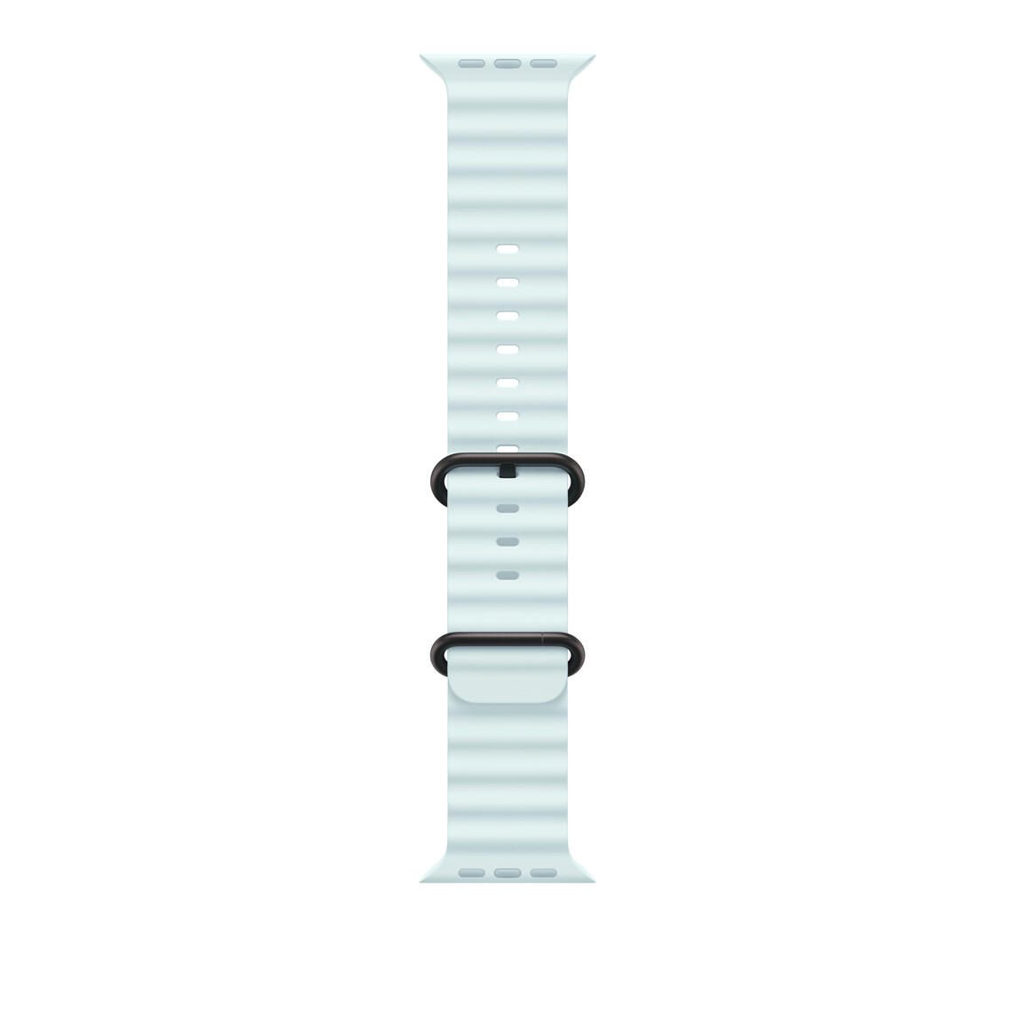 Apple Ocean Armband für Watch Ultra 49mm Schwarz (kristallblau)
