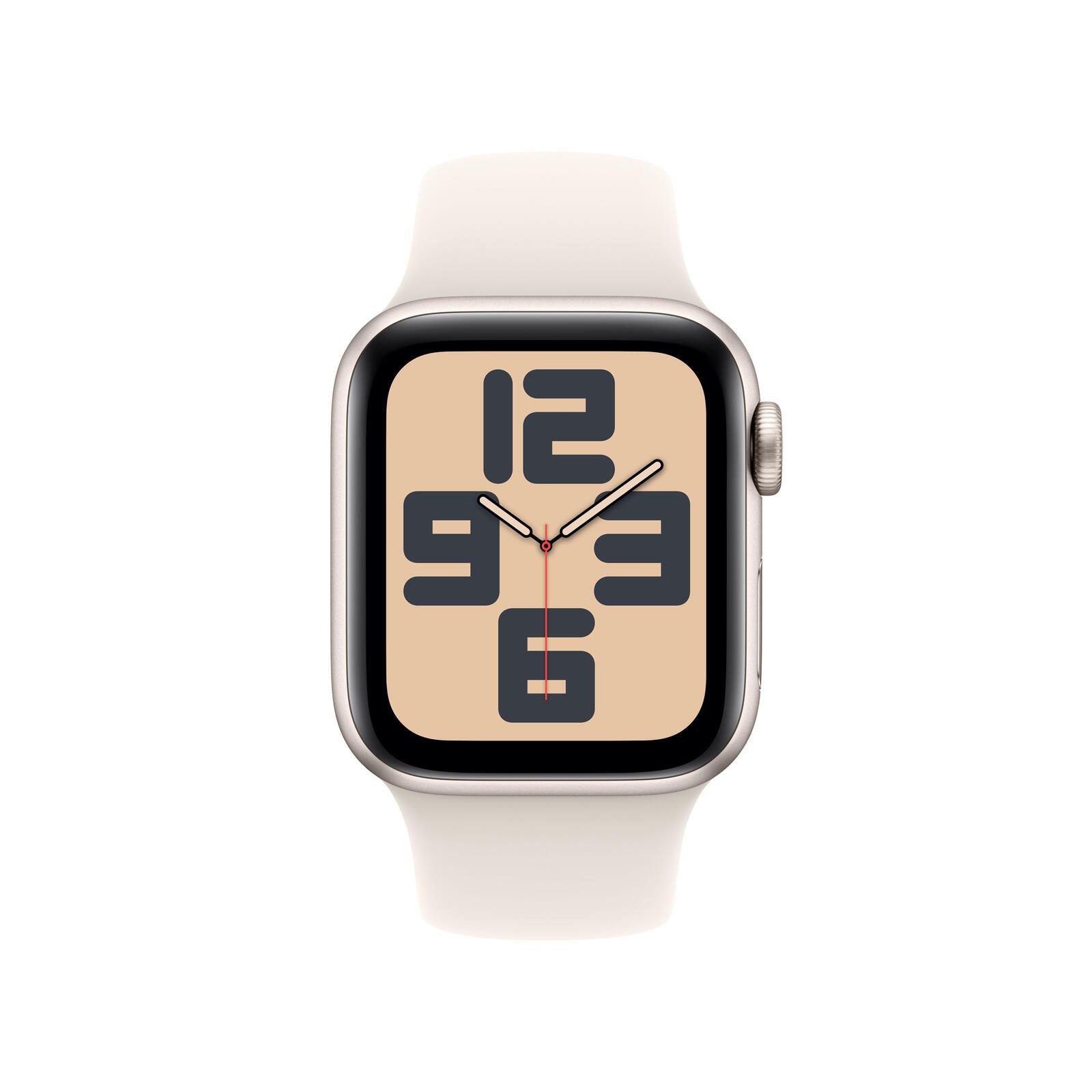 Apple Watch SE (GPS) 40mm Aluminiumgehäuse polarstern, Sportarmband polarstern (M/L)