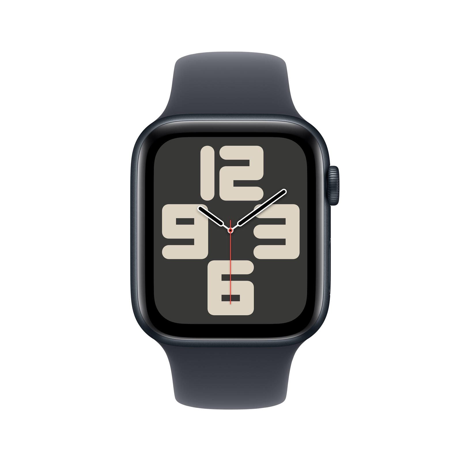 Apple Watch SE (GPS) 44mm Aluminiumgehäuse mitternacht, Sportarmband mitternacht (M/L)
