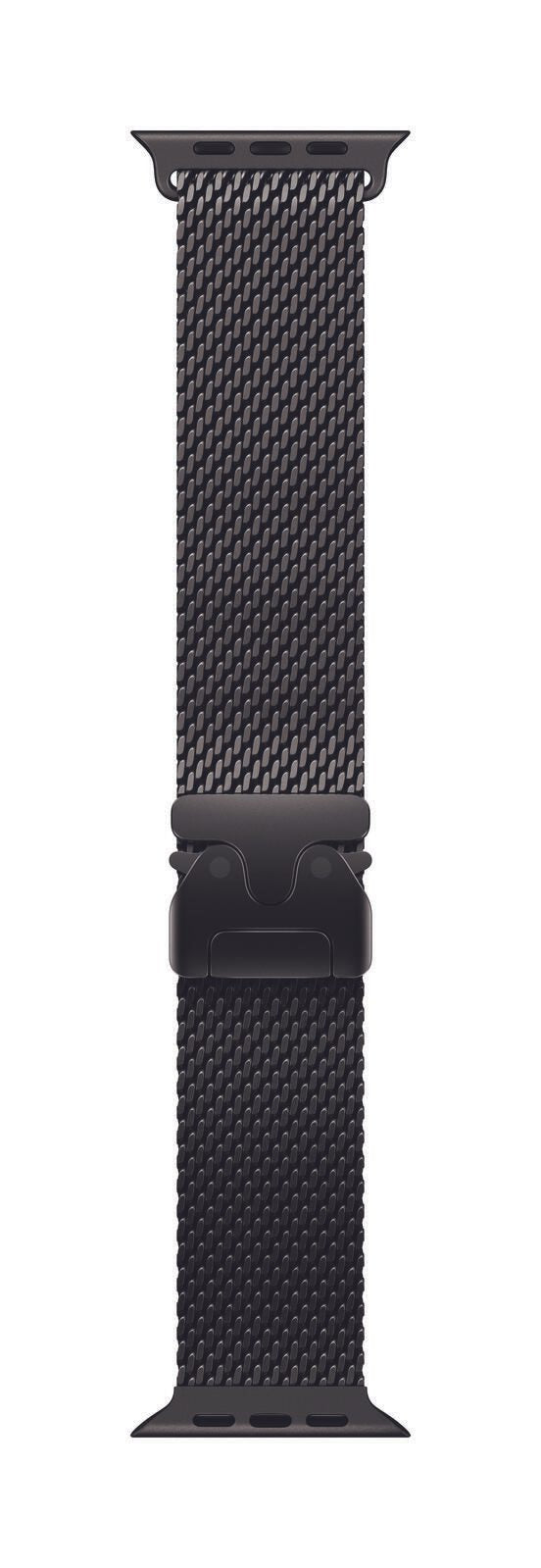 Apple Milanaise Armband Titan für Watch 49mm (schwarz) L