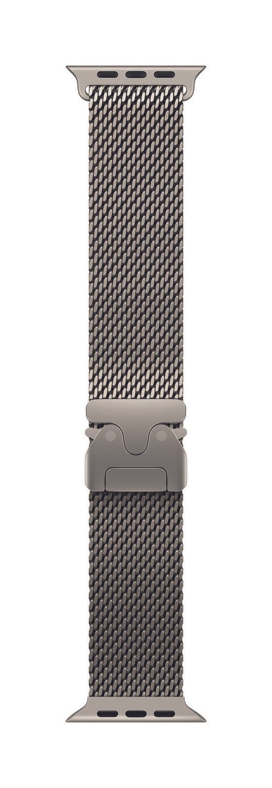 Apple Milanaise Armband Titan für Watch 49mm (natur) S