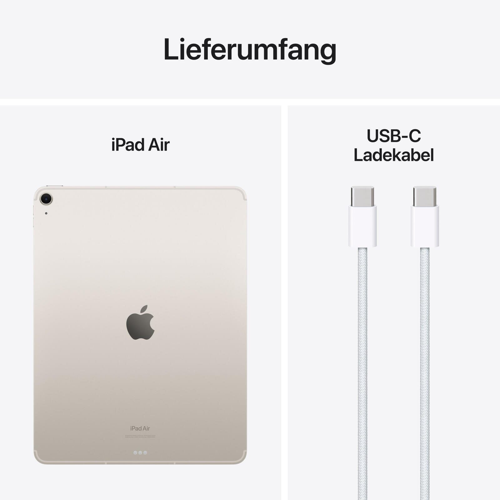 Apple iPad Air 13 32,78cm Wi-Fi + Cellular 128GB (polarstern)
