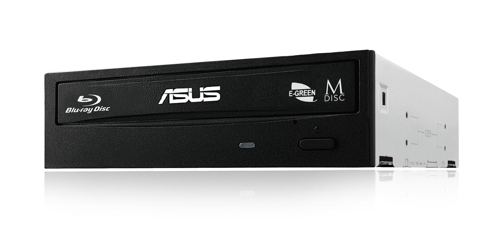 ASUS BW-16D1HT Silent interner Blu-Ray Brenner (16x BD-R (SL), 12x BD-R (DL), 16x DVD±R), Bulk, BDXL, Sata, Schwarz