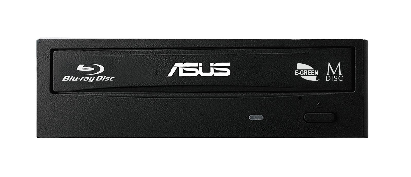 ASUS BW-16D1HT Silent interner Blu-Ray Brenner (16x BD-R (SL), 12x BD-R (DL), 16x DVD±R), Bulk, BDXL, Sata, Schwarz