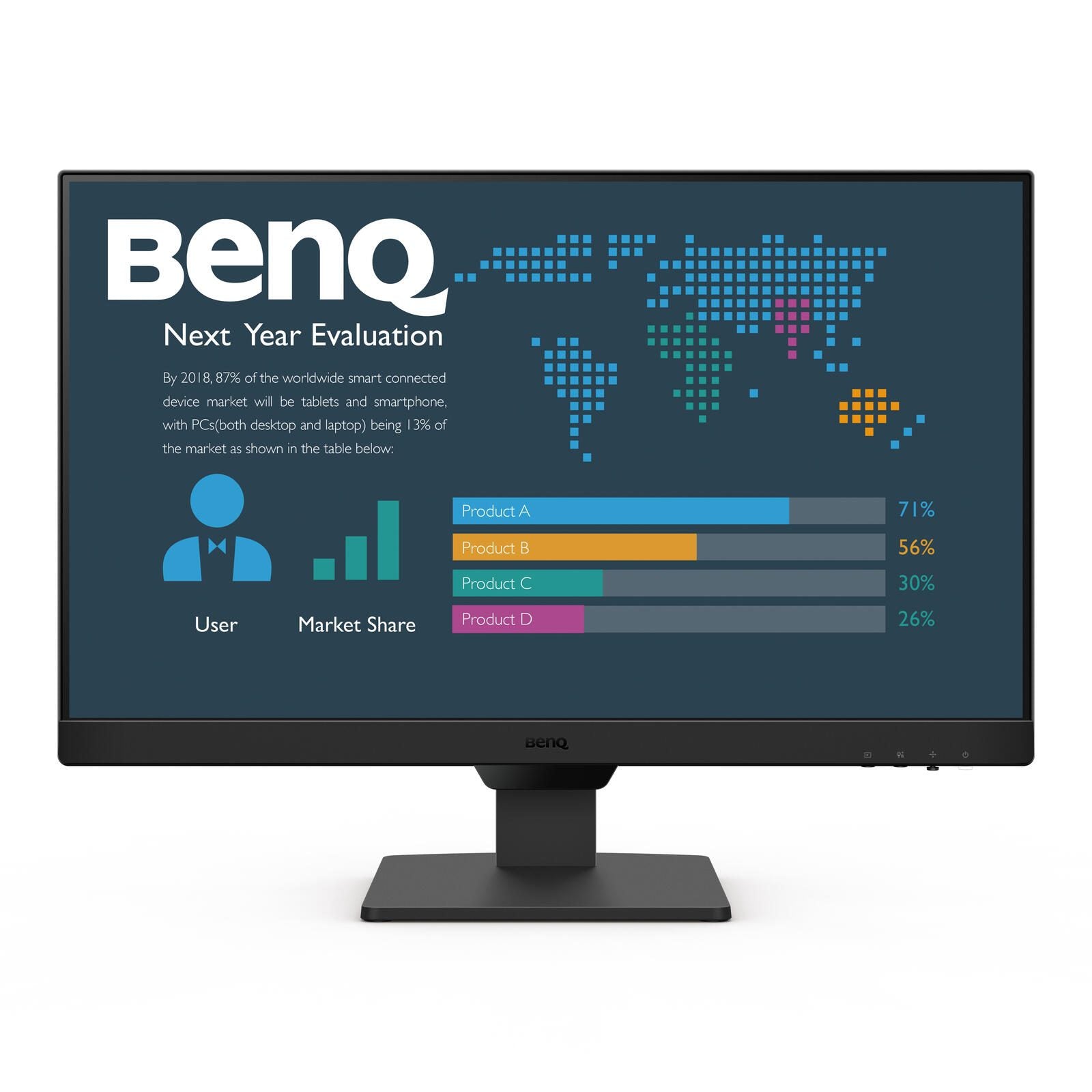 BenQ Monitor BL2490 LCD-Display 60,45 cm (23,8')