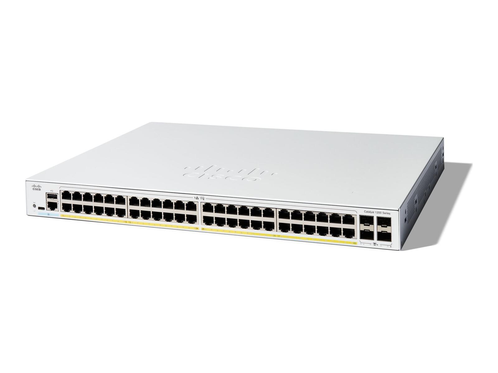 Cisco Catalyst C1200 Switch 48-Port 1/10 GbE 375W PoE+ managed L2
