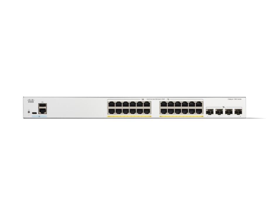 Cisco Catalyst 1300-24FP-4X Switch 24x 1GbE + 4x 10GbE SFP+ L3 managed