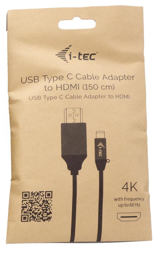 I-TEC USB-C zu HDMI Kabel Adapter 150 cm