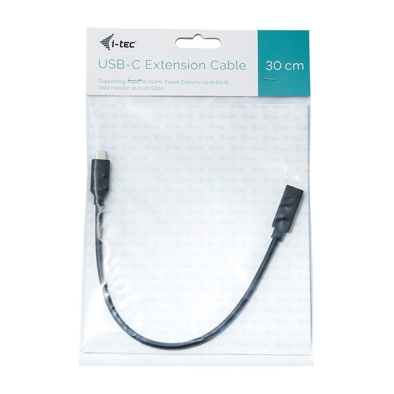 I-TEC USB C Verlängerungskabel Kabel 30 cm