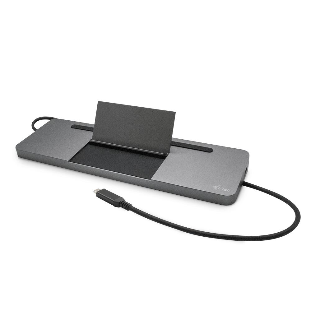 I-TEC USB-C Metal Ergonomic Docking Station mit Power Delivery 85W
