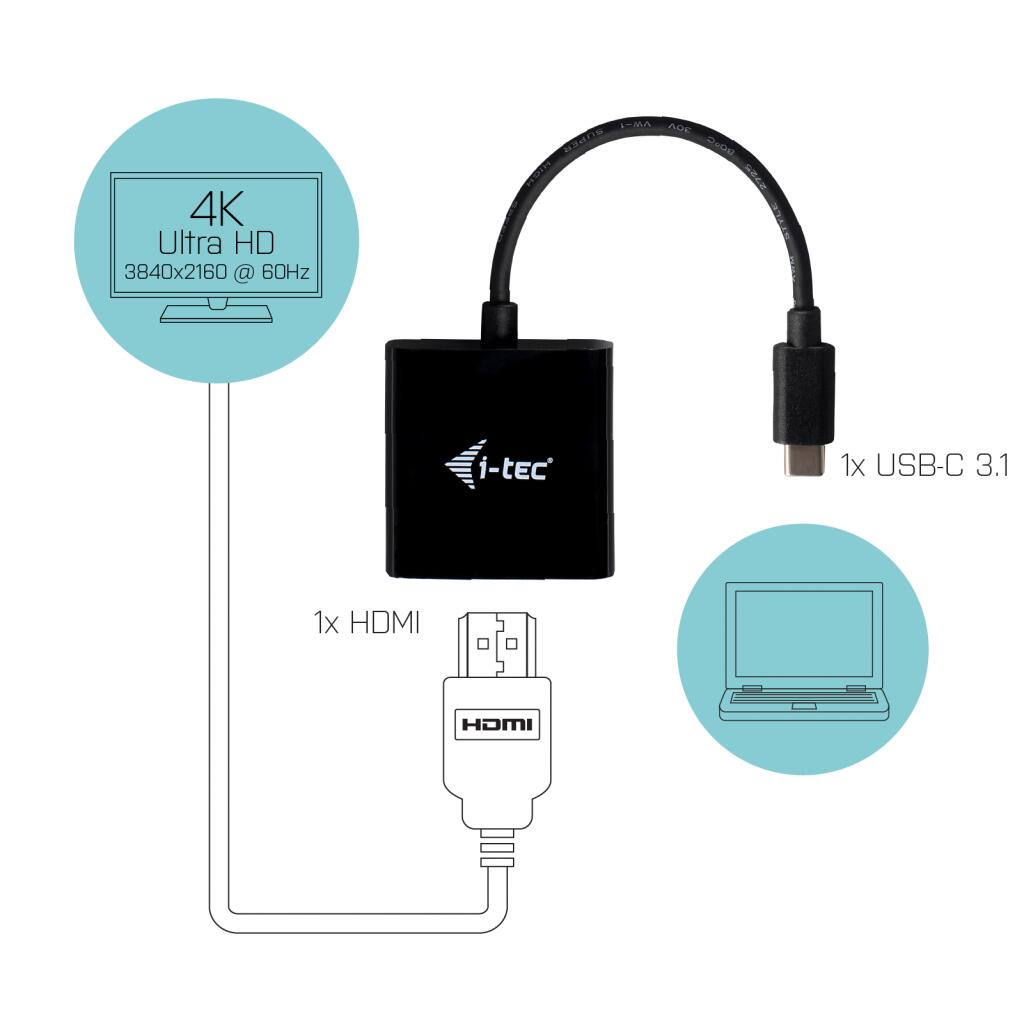 I-TEC USB C auf HDMI Adapter