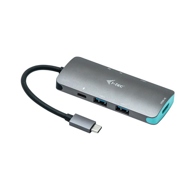I-TEC USB C Metal Nano Docking Station mit Power Delivery 100W