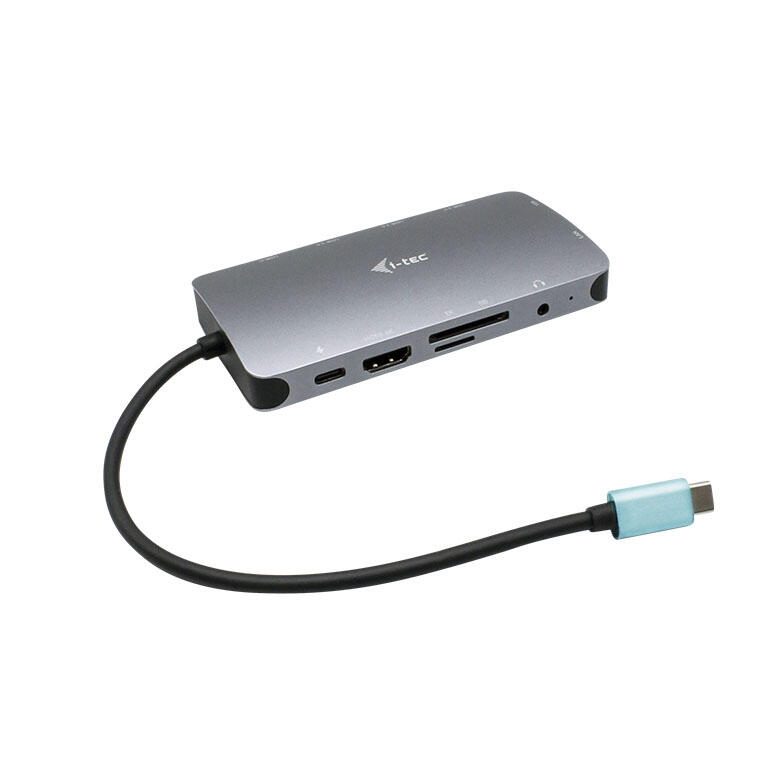 I-TEC USB-C Metal Nano Docking Station mit Netzteil 100W
