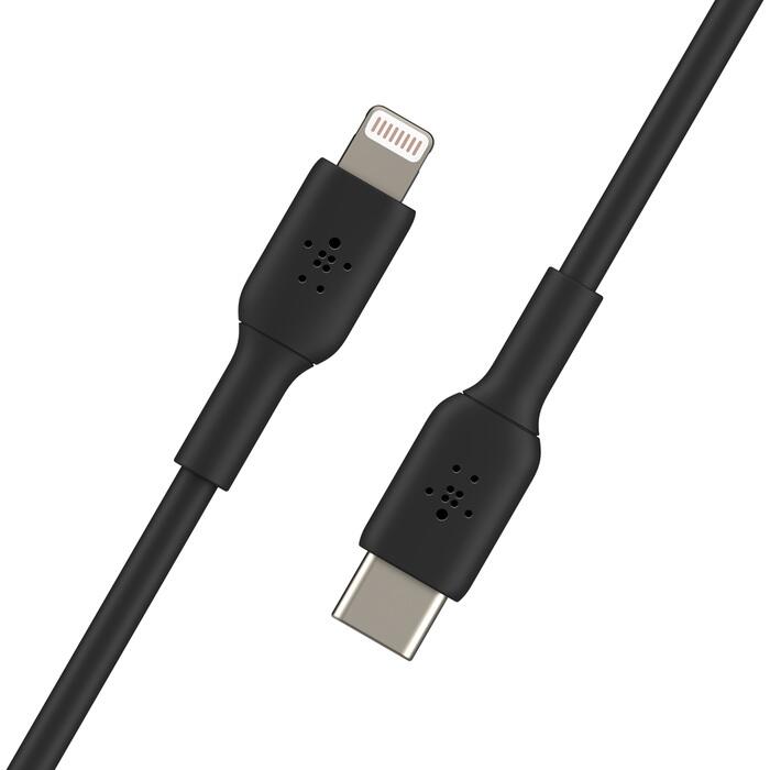 Belkin BoostCharge 1 m USB-C/Lighting Kabel, schwarz