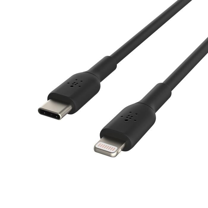 Belkin BoostCharge 1 m USB-C/Lighting Kabel, schwarz