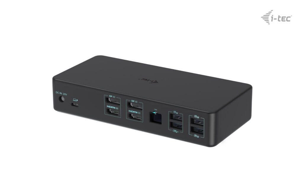 I-TEC USB-A/ USB-C/ Thunderbolt 3 Professional Dual 4K Display Docking Station