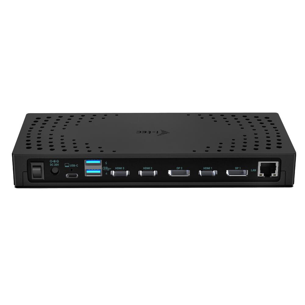 I-TEC USB 3.0 USB-C Thunderbolt 3x 4K Docking Station Gen 2 + Power Delivery 100W