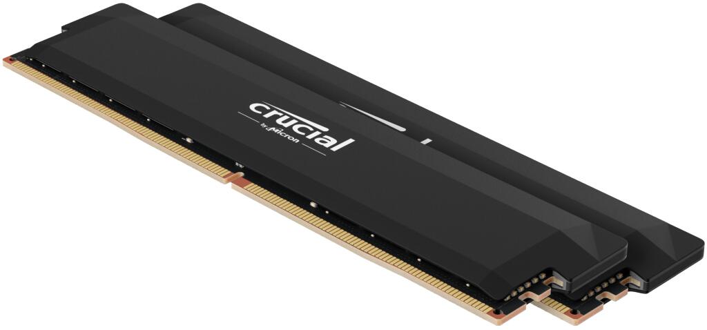 Crucial RAM Pro 64GB (2x32GB) Kit DDR5 6000MHz UDIMM schwarz