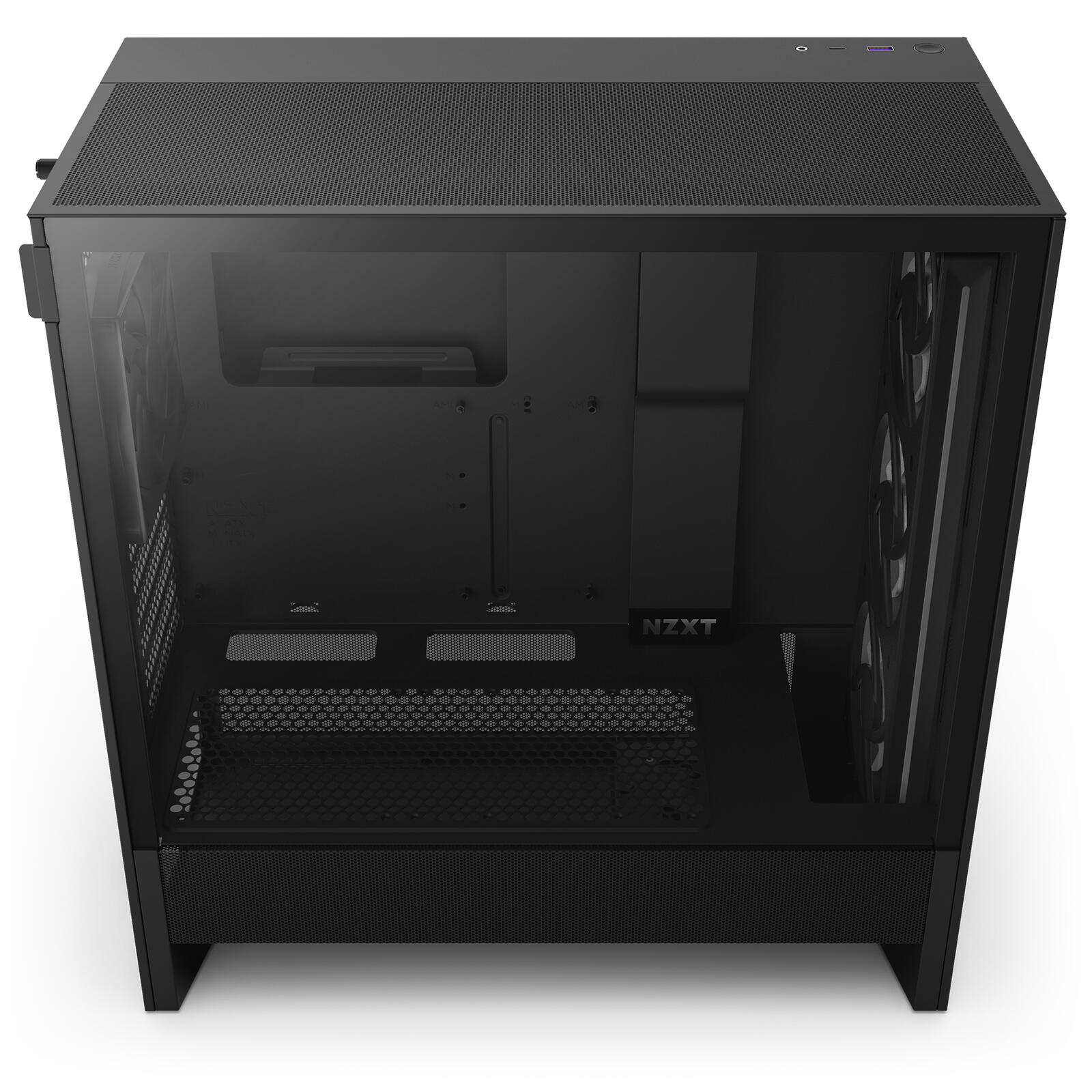 NZXT H5 Flow RGB Mid-Tower-Gehäuse, Schwarz
