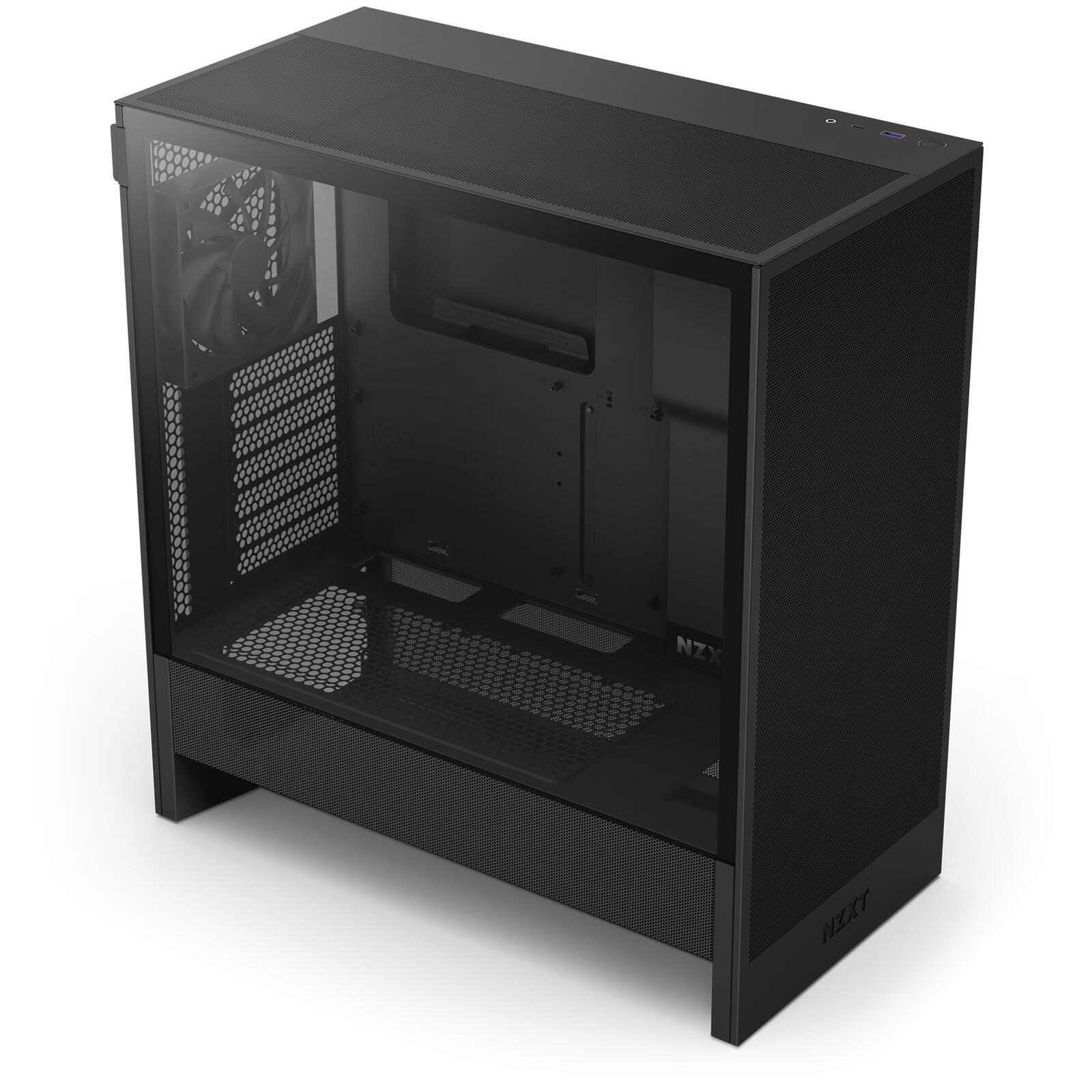 NZXT H5 Flow RGB Mid-Tower-Gehäuse, Schwarz