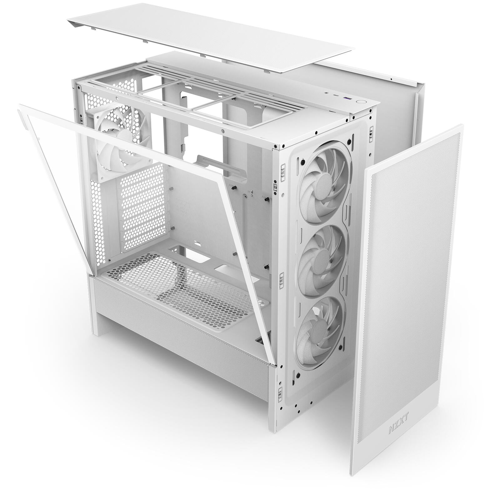 NZXT H5 Flow Mid-Tower-Gehäuse, Weiß