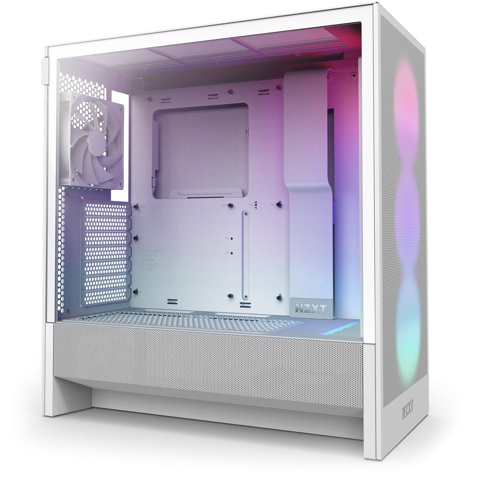 NZXT H5 Flow RGB Mid-Tower-Gehäuse, Weiß