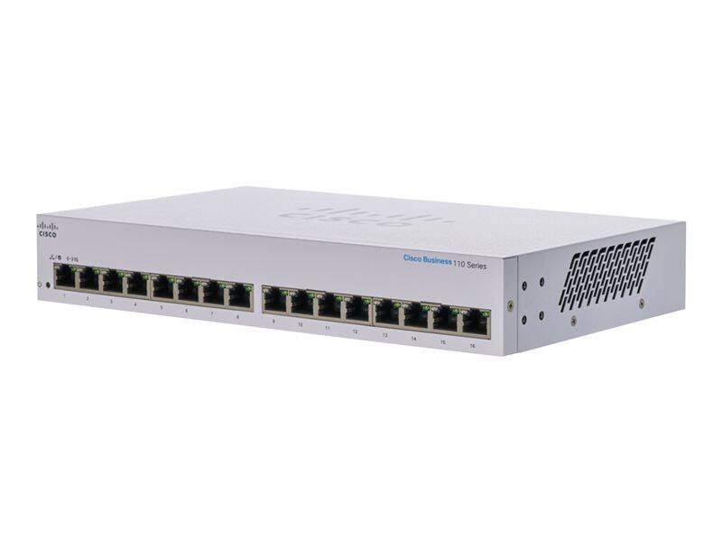 Cisco Switch Business 110-Series 16-Port 1GbE unmanaged
