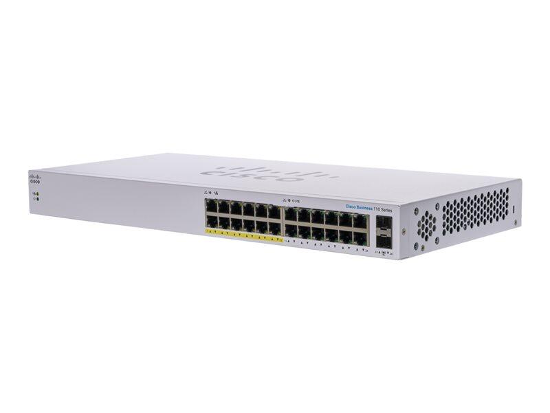 Cisco Switch Business 110-Series 26-Port 1GbE 100W PoE unmanaged