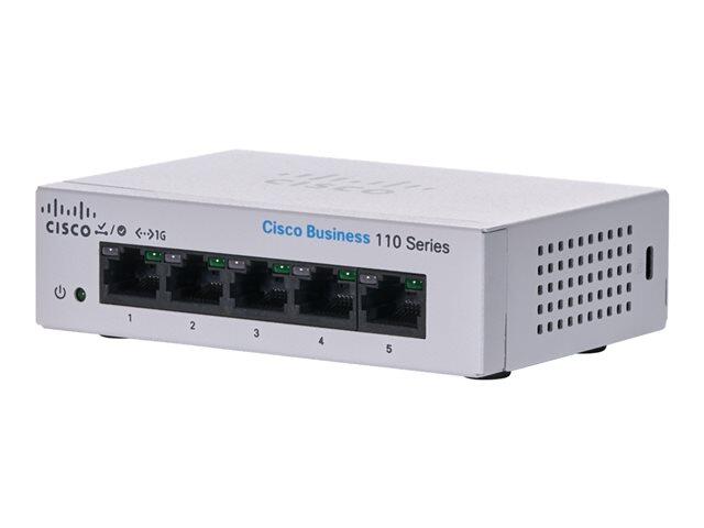 Cisco Switch Business 110-Series 5-Port 1GbE unmanaged