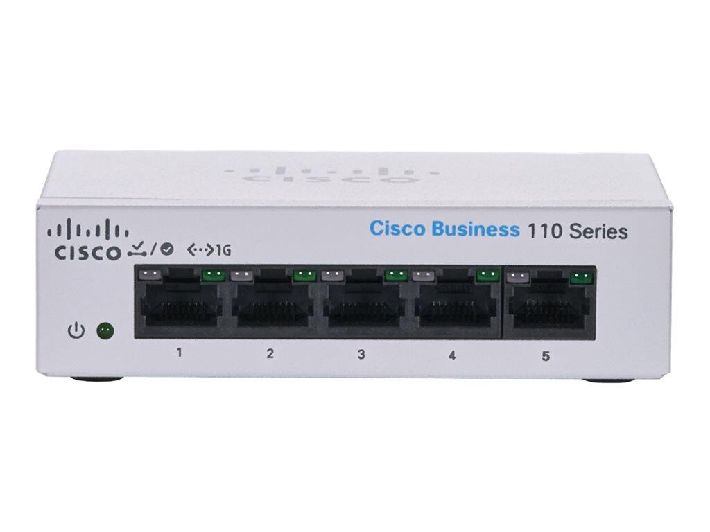 Cisco Switch Business 110-Series 5-Port 1GbE unmanaged