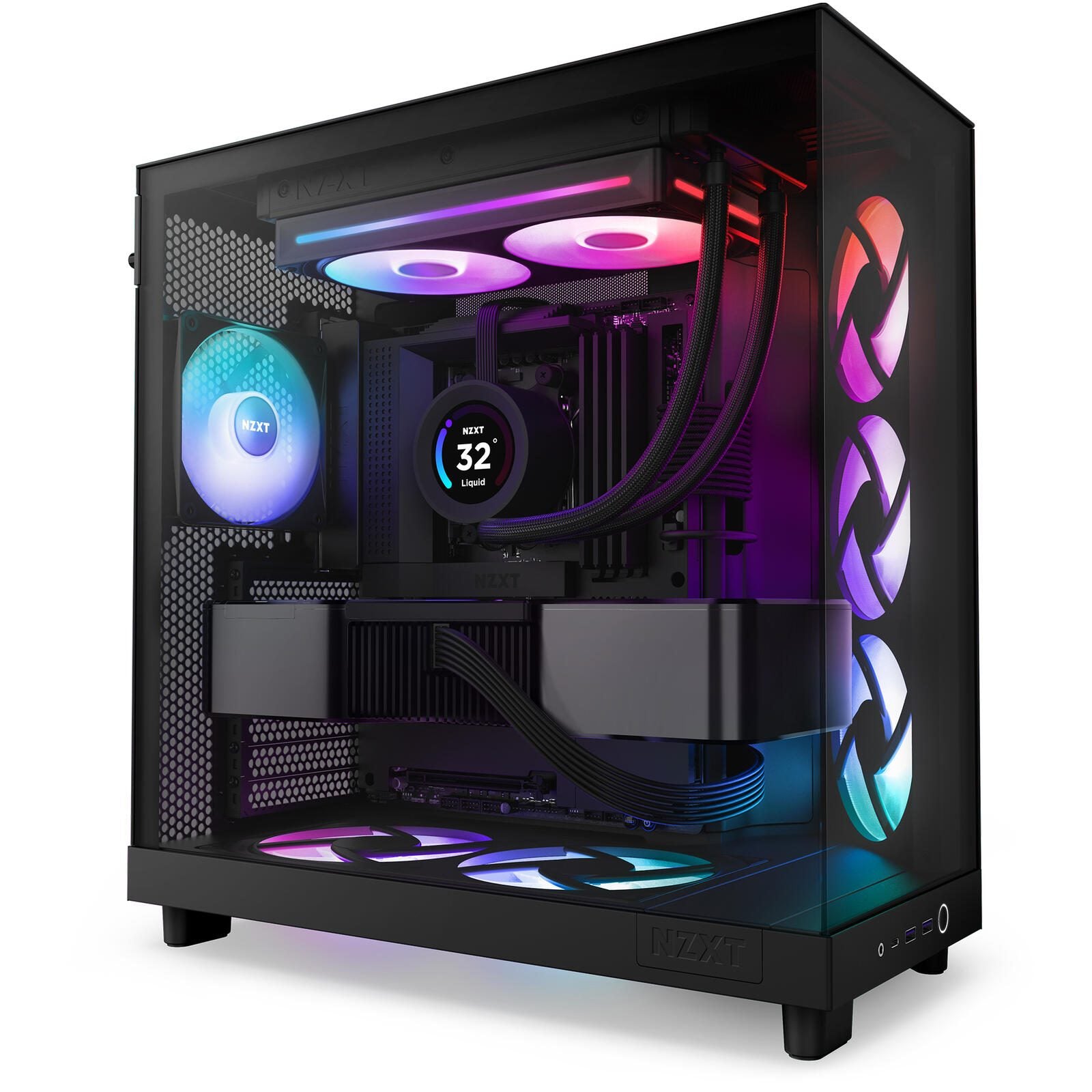 NZXT F240 RGB Core - Gehäuselüfter, Schwarz