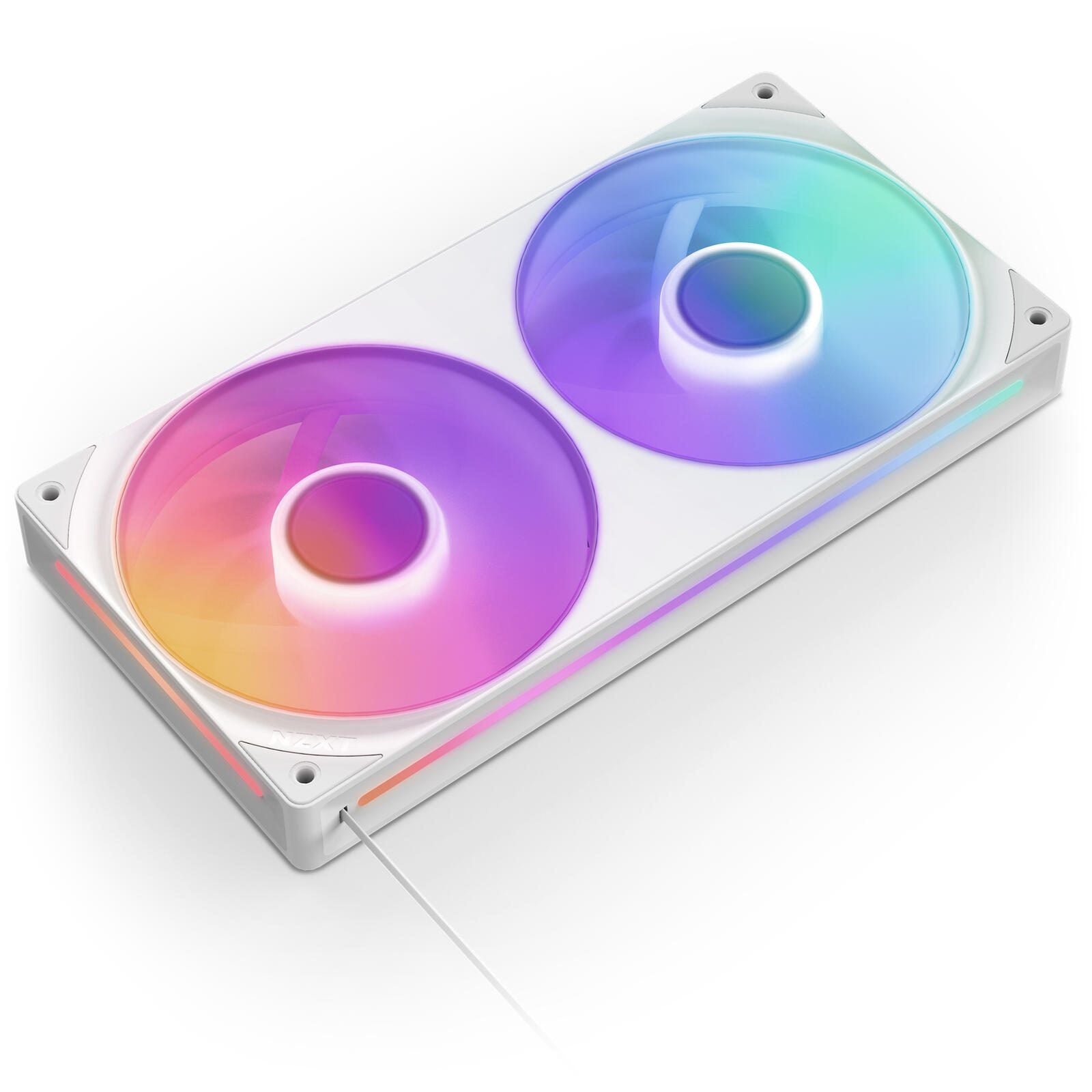 NZXT F240 RGB Core - Gehäuselüfter, Weiß