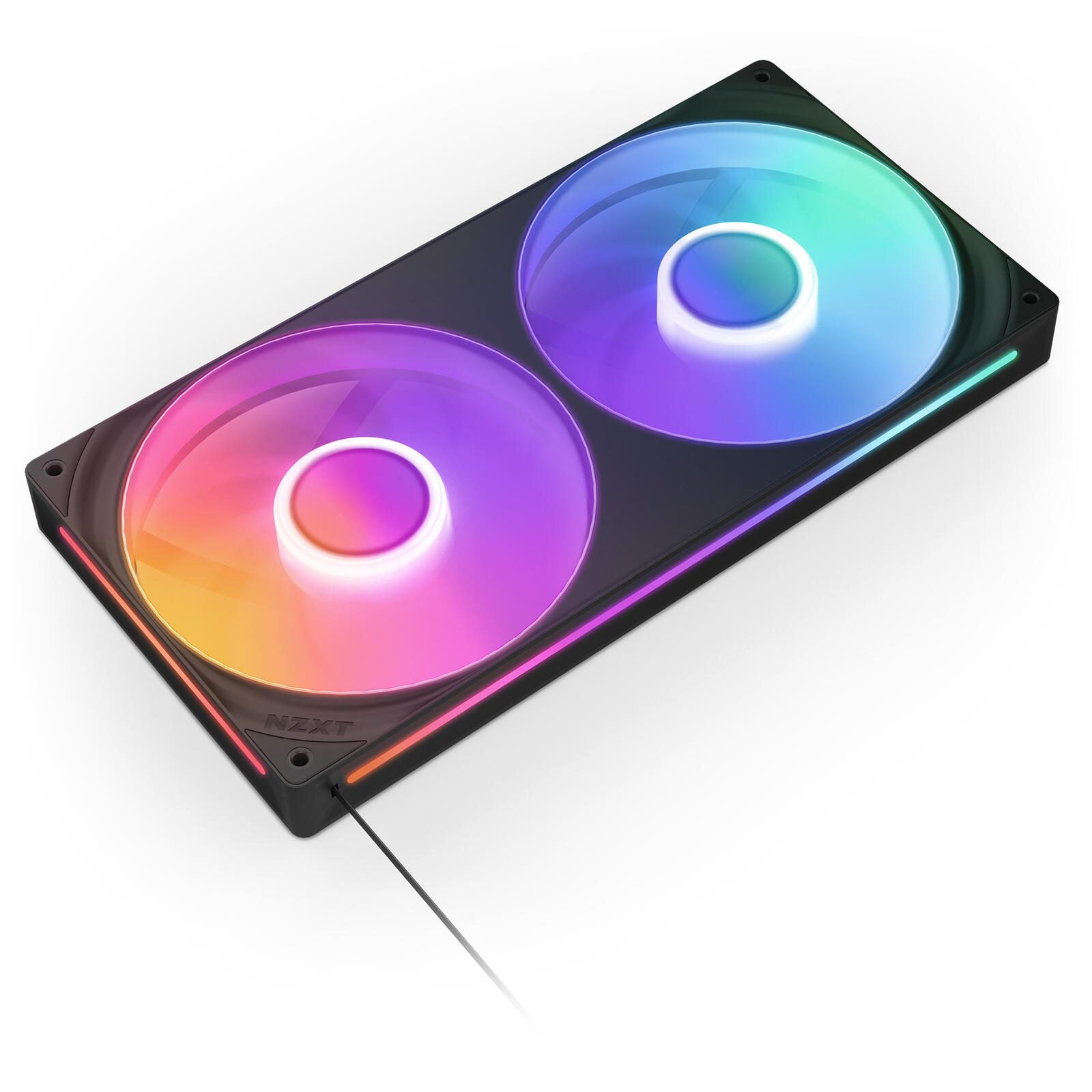 NZXT F280 RGB Core - Gehäuselüfter, Schwarz