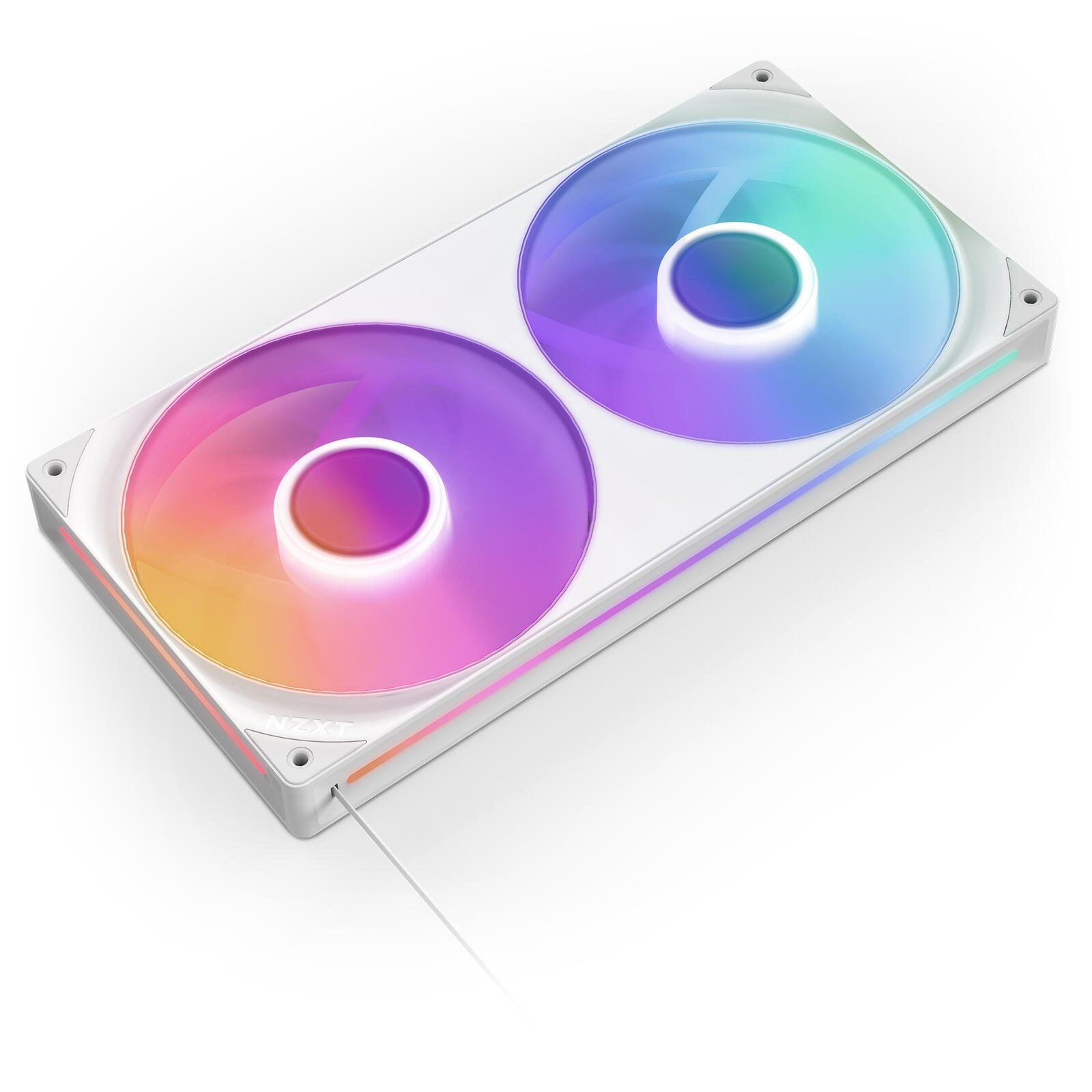 NZXT F280 RGB Core - Gehäuselüfter, Weiß
