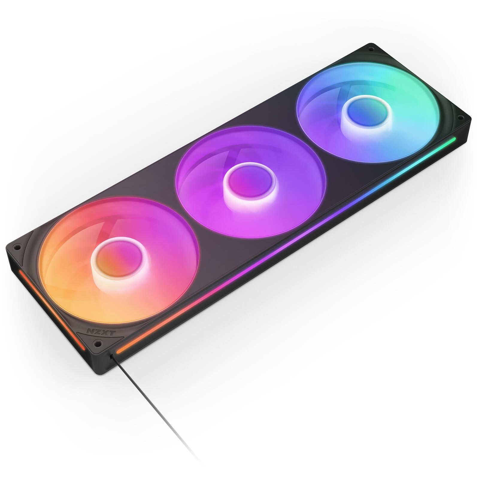 NZXT F360 RGB Core - Gehäuselüfter, Schwarz