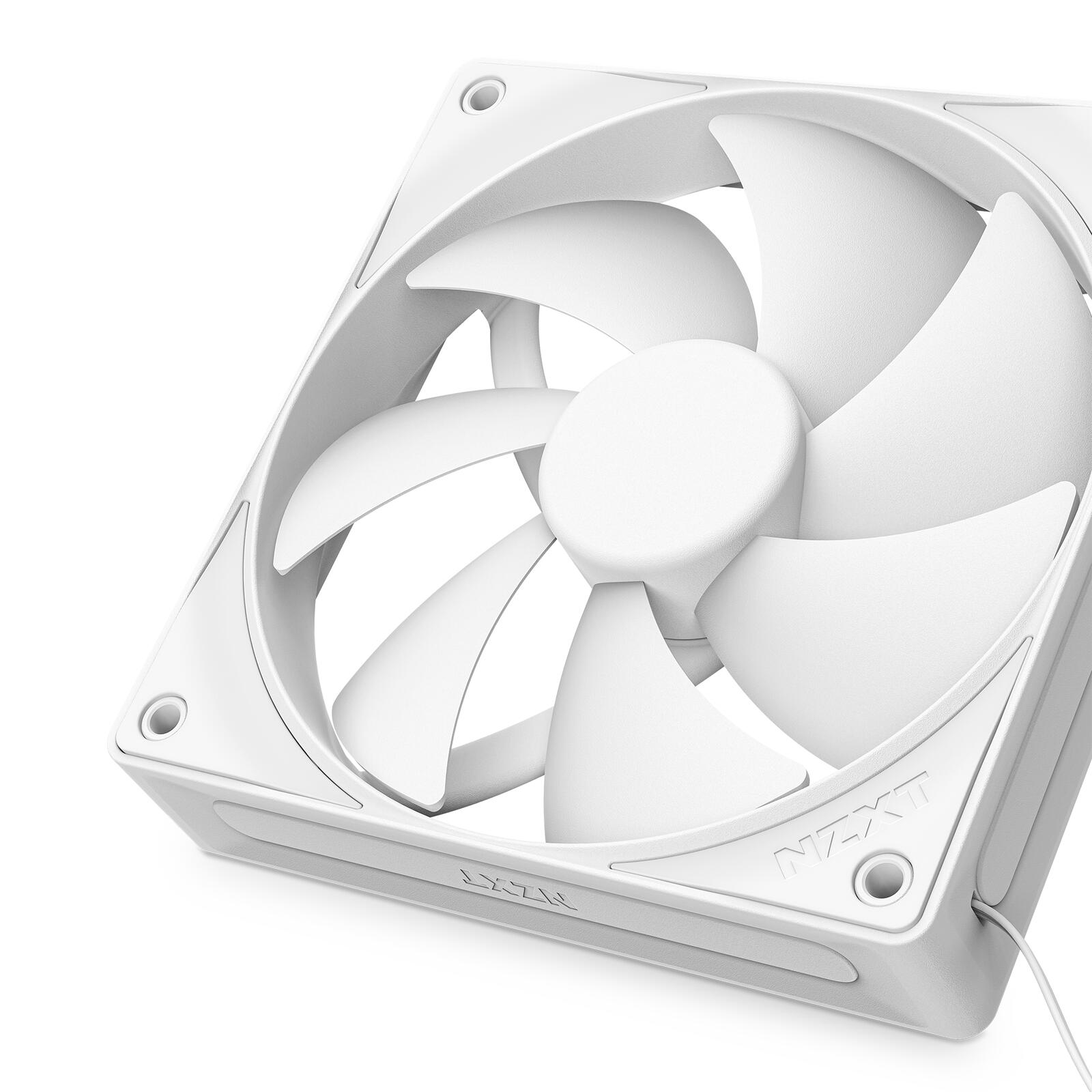 NZXT F120P V2 - Gehäuselüfter, Weiß