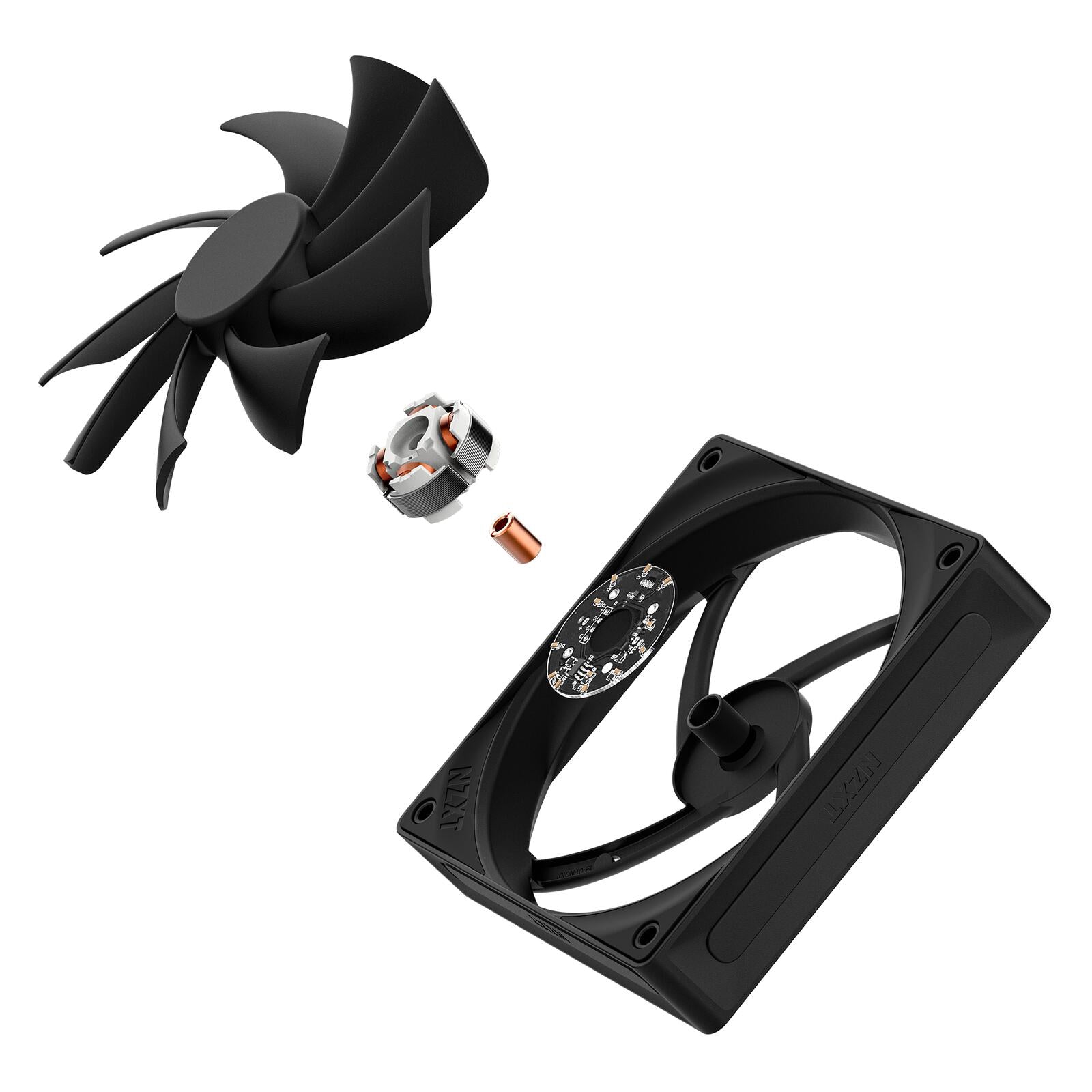 NZXT F120Q V2 - Gehäuselüfter, Schwarz