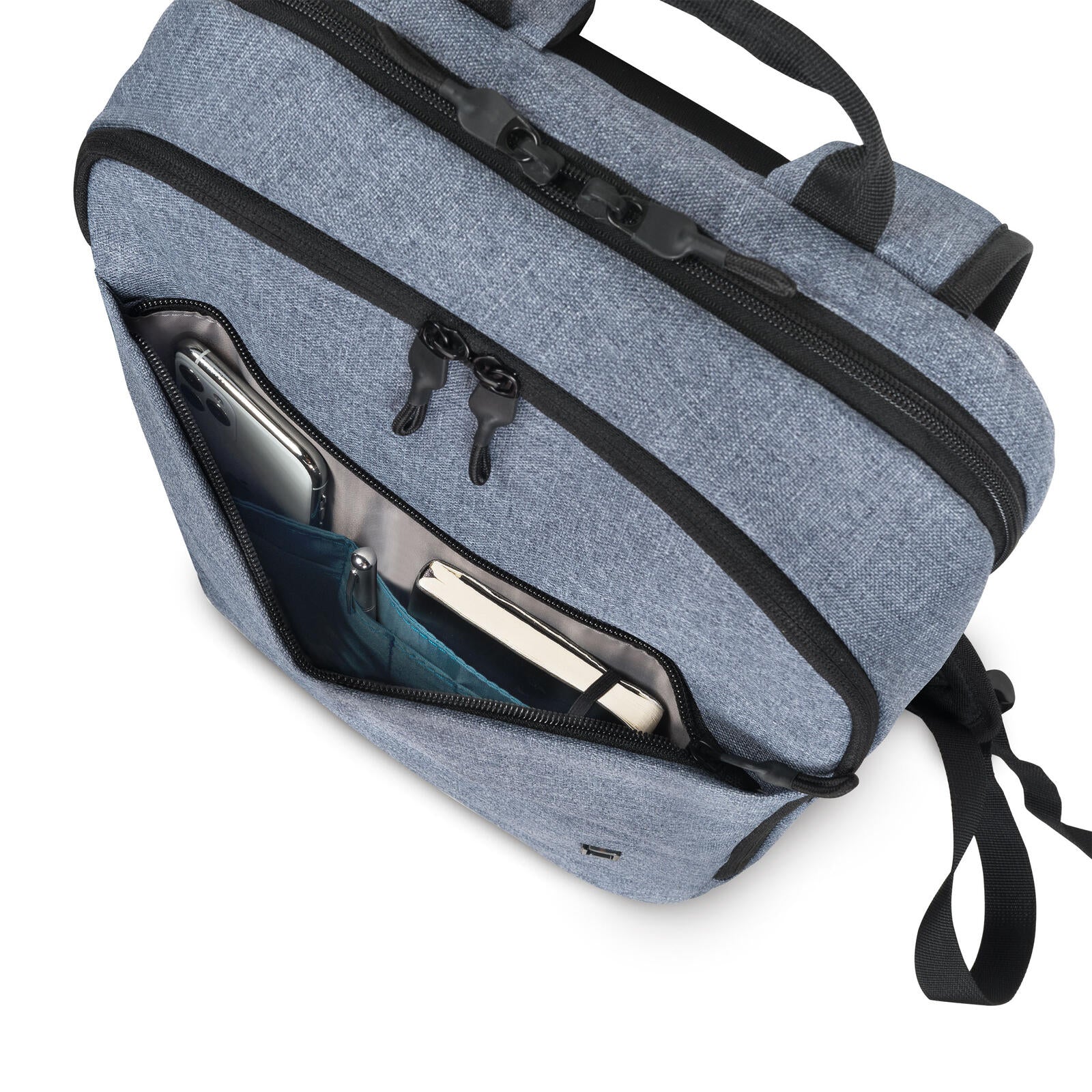 DICOTA Slim Eco Motion 13'-15.6' Notebook-Rucksack, denim blau