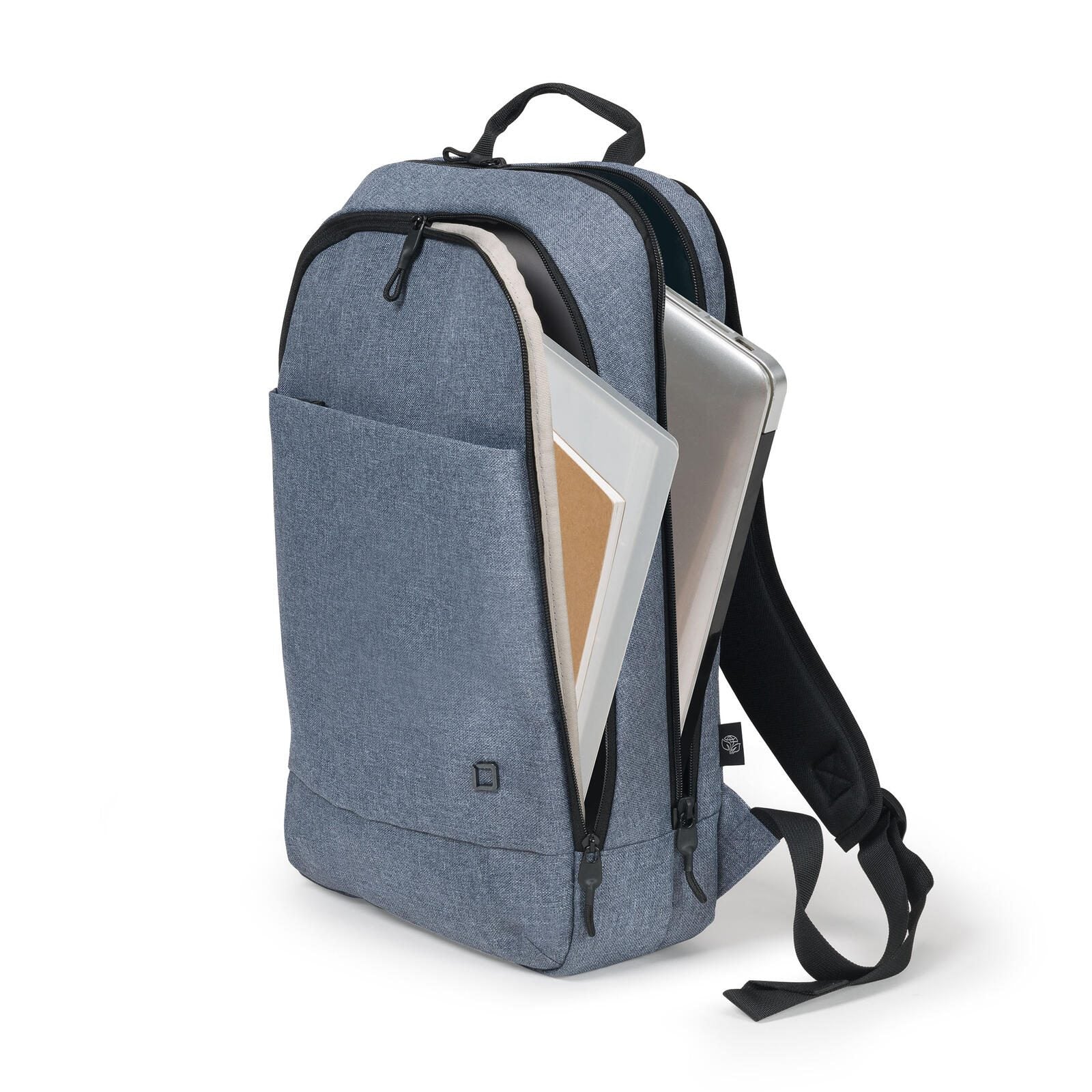 DICOTA Slim Eco Motion 13'-15.6' Notebook-Rucksack, denim blau